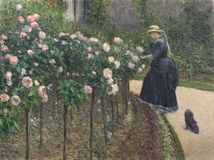 Rosas, Jardín en Petit Gennevilliers de Gustave Caillebotte