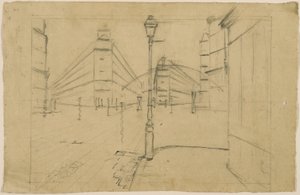 Estudio para Paris Street; Rainy Day de Gustave Caillebotte