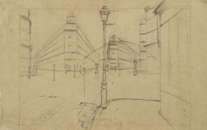 Estudio para Calle de París, Día Lluvioso, 1877 de Gustave Caillebotte