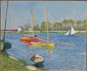 El Sena en Argenteuil, 1882 de Gustave Caillebotte