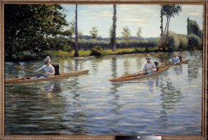 Las perissoires. Pintura de Gustave Caillebotte de Gustave Caillebotte