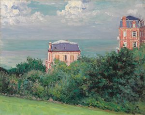 Villas en Villers-sur-Mer, 1880 de Gustave Caillebotte