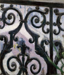 Vue depuis le balcon de Gustave Caillebotte