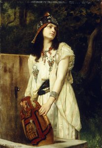 Una mujer con una urna de Gustave Clarence Rodolphe Boulanger