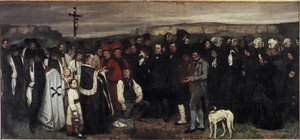Un funeral en Ornans de Gustave Courbet