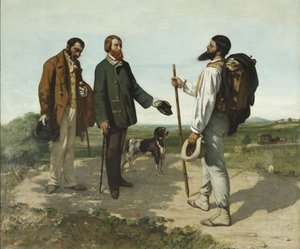 Bonjour, Monsieur Courbet de Gustave Courbet