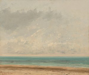 Mar en Calma de Gustave Courbet