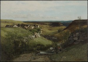 Castillo de Ornans de Gustave Courbet