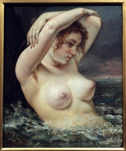 Mujer con ola
