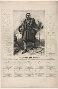 Jean Journet partiendo para la conquista de la armonía universal