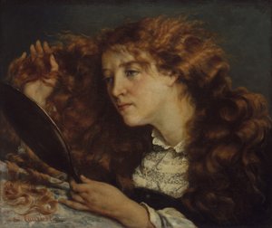 Jo, la bella irlandesa, 1865-66 de Gustave Courbet