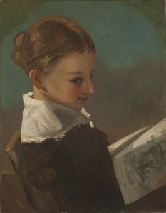 Juliette Courbet a los diez años de Gustave Courbet