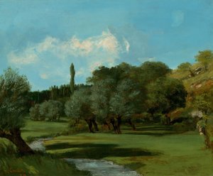 La Bretonnerie en el Departamento de Indre de Gustave Courbet