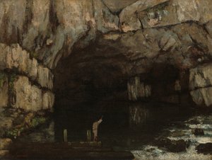 La cueva de la Loue de Gustave Courbet