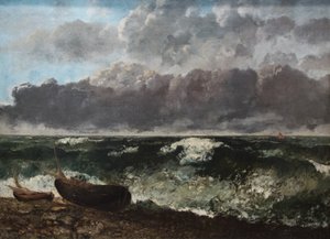 El mar tempestuoso de Gustave Courbet