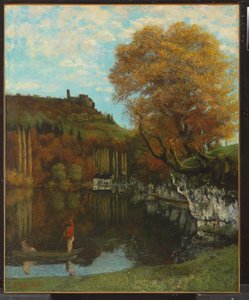 El espejo de Scey-en-Varais, 1864-68 de Gustave Courbet