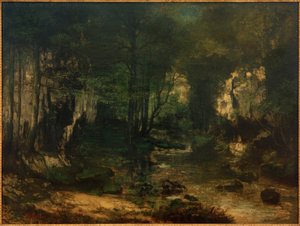 El arroyo del Pozo Negro, valle del Loue de Gustave Courbet