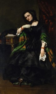 Madame Auguste Cuoq Mathilde Desportes, 1827-1910, ca. 1852-57 de Gustave Courbet