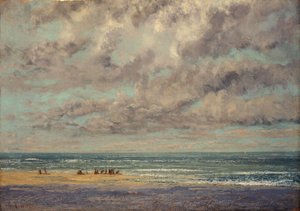 Marina - Les Equilleurs de Gustave Courbet