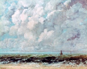 Paisaje marino, c1840-1877 de Gustave Courbet