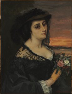 Mme L... (Laure Borreau) de Gustave Courbet
