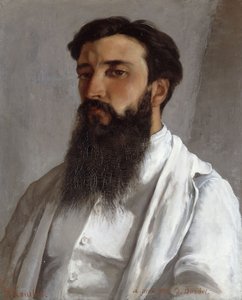 Retrato de Jules Bordet, 1870 de Gustave Courbet