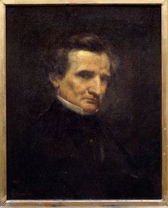 Retrato de Hector Berlioz (1803-1869), compositor francés.