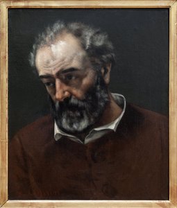 Retrato de Paul Chenavard (1807-1895), pintor francés, Pintura de Gustave Courbet (1819-1877). Fotografía, KIM Youngtae, Lyon, Musee des Beaux Arts de Lyon. de Gustave Courbet