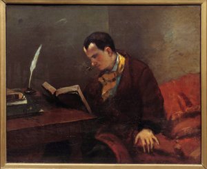 Retrato del poeta Charles Baudelaire (1821-1867)