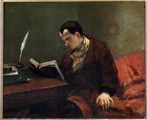 Retrato del poeta Charles Baudelaire