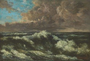 Paisaje marino de Gustave Courbet
