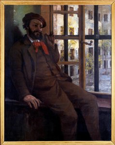 Autorretrato en Saint Pelagie de Gustave Courbet