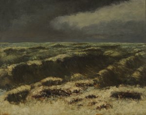 Mar Tempestuoso de Gustave Courbet