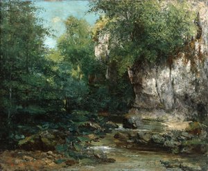 Las orillas de un arroyo de Gustave Courbet