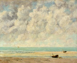 El Mar en Calma de Gustave Courbet
