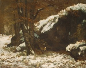 El Ciervo, ca. 1865 de Gustave Courbet