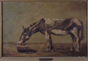 El asno, entre 1862 y 1863 (óleo sobre lienzo) de Gustave Courbet