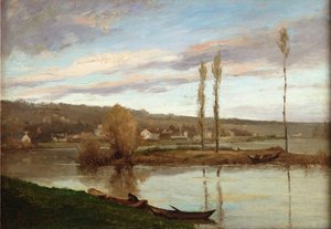 El Sena en Bougival, c.1851