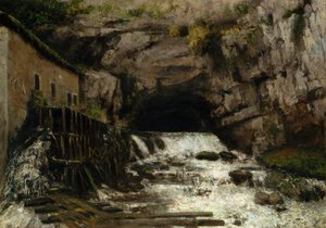 El Manantial del Loue, 1864 de Gustave Courbet