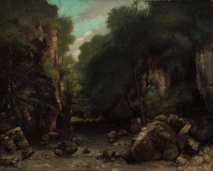 El valle de Les Puits-Noir de Gustave Courbet