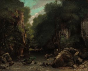 El valle de Les Puits-Noir de Gustave Courbet