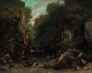 El valle de Les Puits-Noir, 1868 de Gustave Courbet