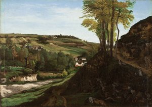 El valle de Ornans de Gustave Courbet