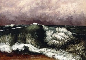 La Ola, 1869 de Gustave Courbet