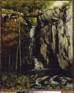 La caída de Gour de Conche, Myon de Gustave Courbet