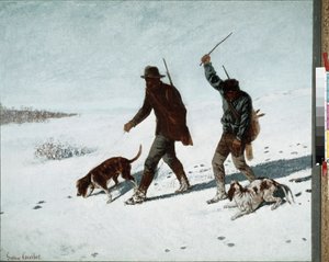 Los cazadores furtivos de Gustave Courbet