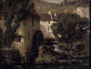 Molino de agua de Gustave Courbet