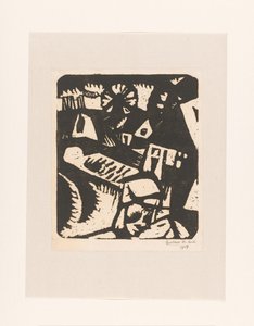 Paisaje de Gustave De Smet (signed by artist)