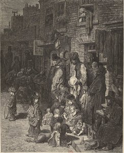 Gustave Doré - Wentworth Street Whitechapel - Londres, una peregrinación
