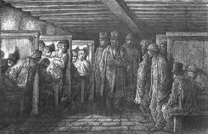 Una casa de café en Whitechapel de Gustave Dore
